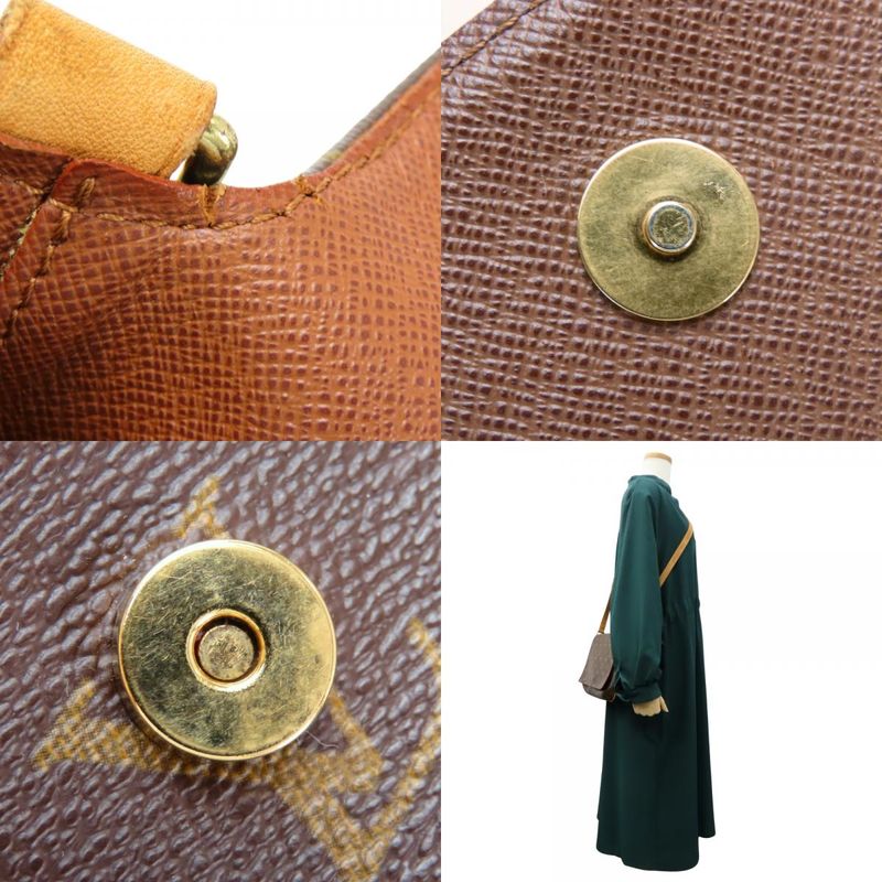 Louis Vuitton Shoulder Bag Musette Tango M51388 Monogram Brown Crossbody Long