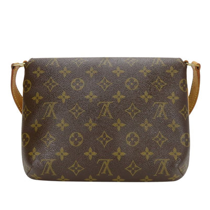 Louis Vuitton Shoulder Bag Musette Tango M51388 Monogram Brown Crossbody Long