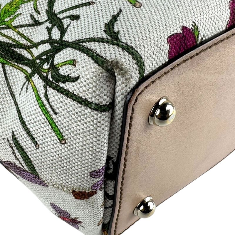 Gucci Handbag Flora Bamboo 140203