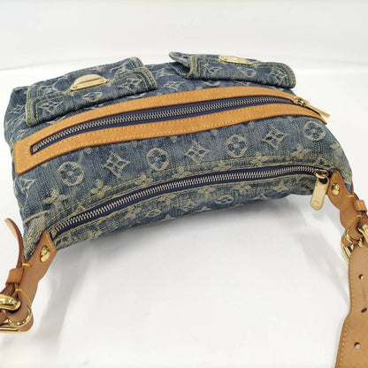 Louis Vuitton Baggy PM Monogram Denim Shoulder Bag Long Shoulder M95049