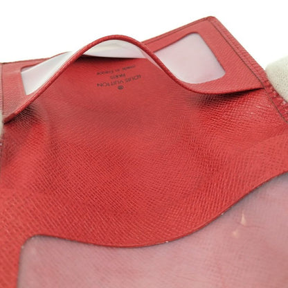 Louis Vuitton Porto 2 Cult Vertical Pass Case Epi Castilian Red