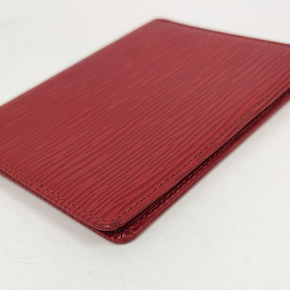Louis Vuitton Porto 2 Cult Vertical Pass Case Epi Castilian Red