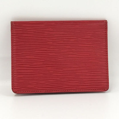 Louis Vuitton Porto 2 Cult Vertical Pass Case Epi Castilian Red