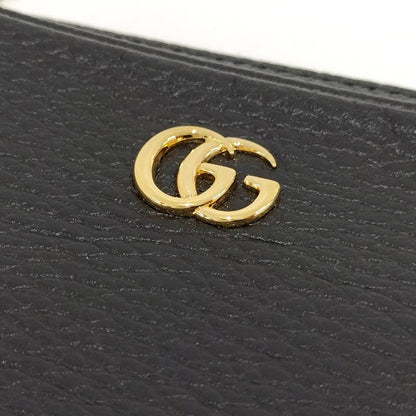 Gucci Chain Shoulder Bag Ggmarmont Mini Camera Bag Leather Black 772759