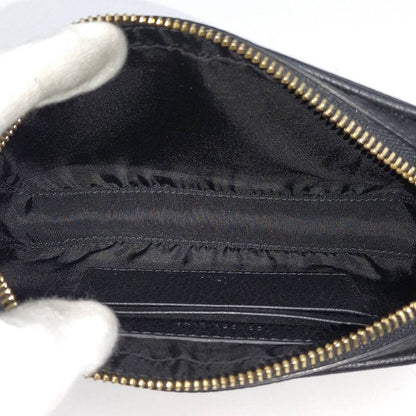 Gucci Chain Shoulder Bag Ggmarmont Mini Camera Bag Leather Black 772759