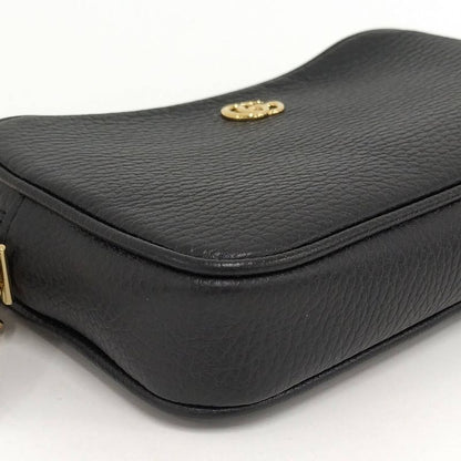 Gucci Chain Shoulder Bag Ggmarmont Mini Camera Bag Leather Black 772759