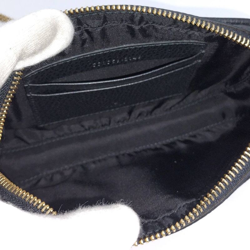 Gucci Chain Shoulder Bag Ggmarmont Mini Camera Bag Leather Black 772759