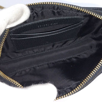 Gucci Chain Shoulder Bag Ggmarmont Mini Camera Bag Leather Black 772759