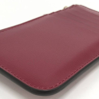 Cartier Card Holder Fragment Case Panther C Leather Bordeaux