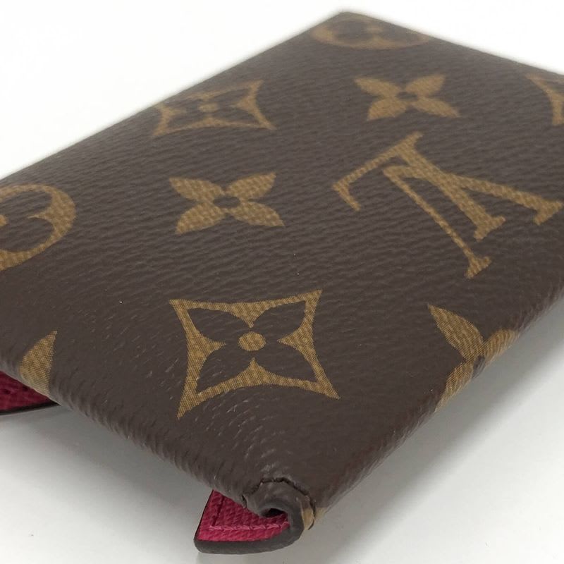 Louis Vuitton Card Case Holder Kirigami Monogram Pondicherry Pink
