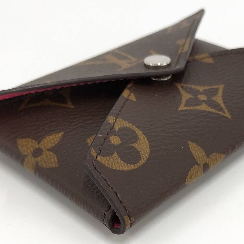 Louis Vuitton Card Case Holder Kirigami Monogram Pondicherry Pink