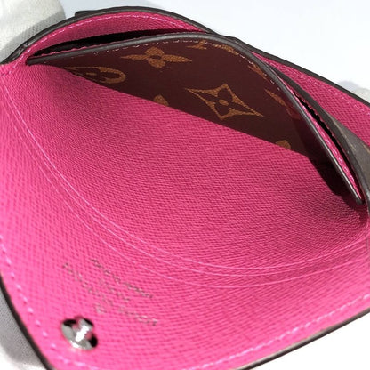 Louis Vuitton Card Case Holder Kirigami Monogram Pondicherry Pink