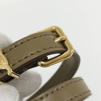 Celine Les Cuirs Bracelet Double Leather Khaki