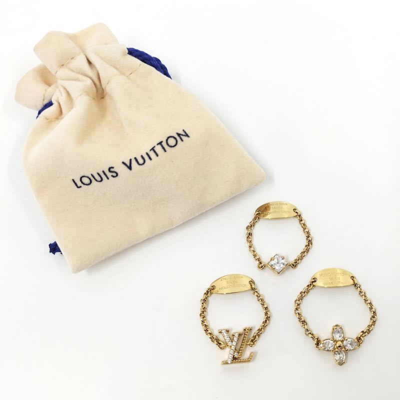 Louis Vuitton Set Ring Lady M1604 S Notation Size