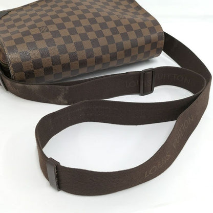 Louis Vuitton Shelton MM Shoulder Bag Damier Ebene