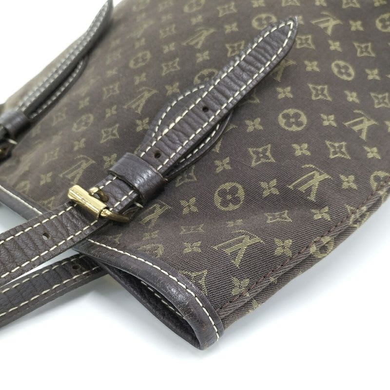 Louis Vuitton Bucket PM Handbag Monogram Mini Lin