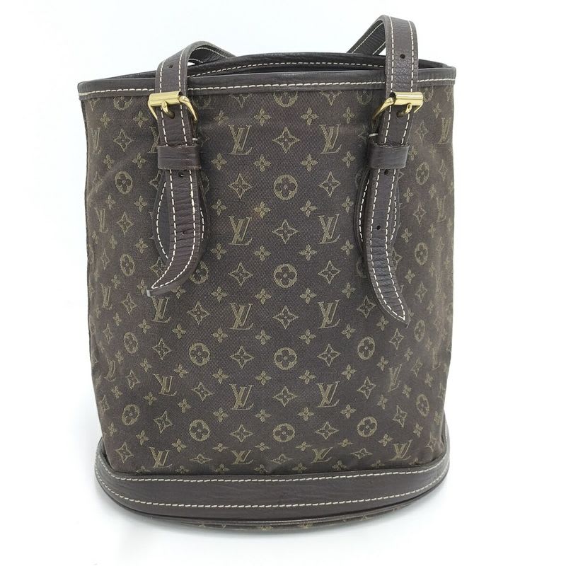 Louis Vuitton Bucket PM Handbag Monogram Mini Lin