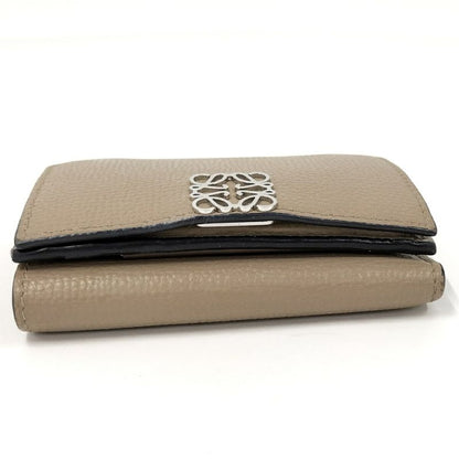 Loewe Trifold Wallet Leather Greige