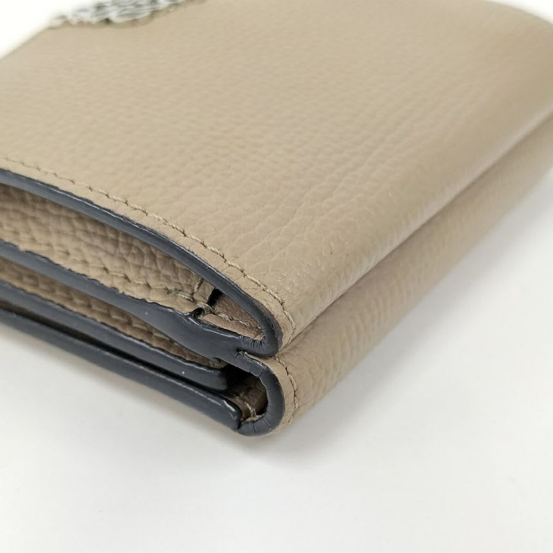 Loewe Trifold Wallet Leather Greige