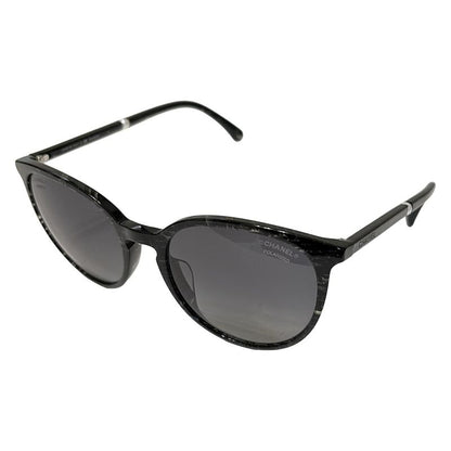 Chanel Sunglasses - 5394-h-a Black X Clear X Silver Fake Pearl Polarized Lenses