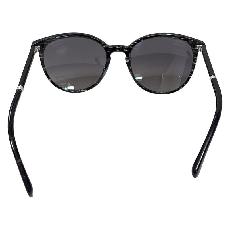 Chanel Sunglasses - 5394-h-a Black X Clear X Silver Fake Pearl Polarized Lenses