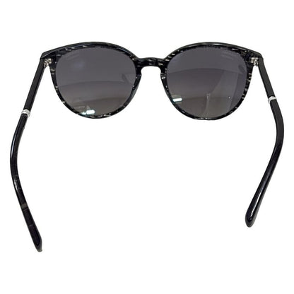 Chanel Sunglasses - 5394-h-a Black X Clear X Silver Fake Pearl Polarized Lenses