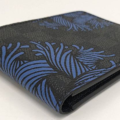 Louis Vuitton Portefeuille Leather Under Bifold Wallet Damier Graphite