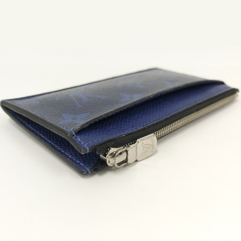 Louis Vuitton Coin Card Holder Taiga Llama