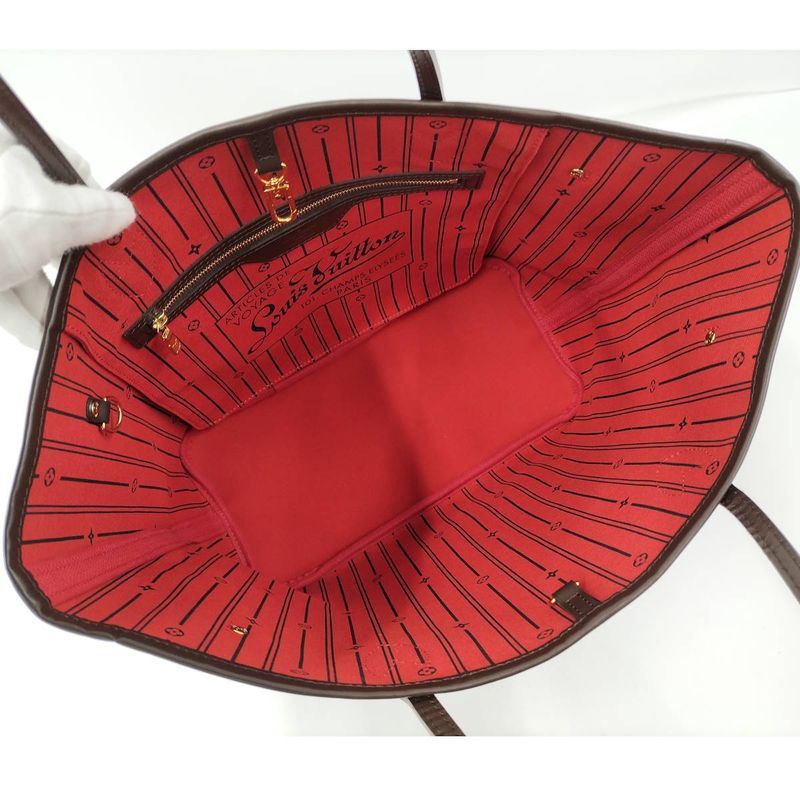 Louis Vuitton Neverfull MM Tote Bag Damier Ebene N51105