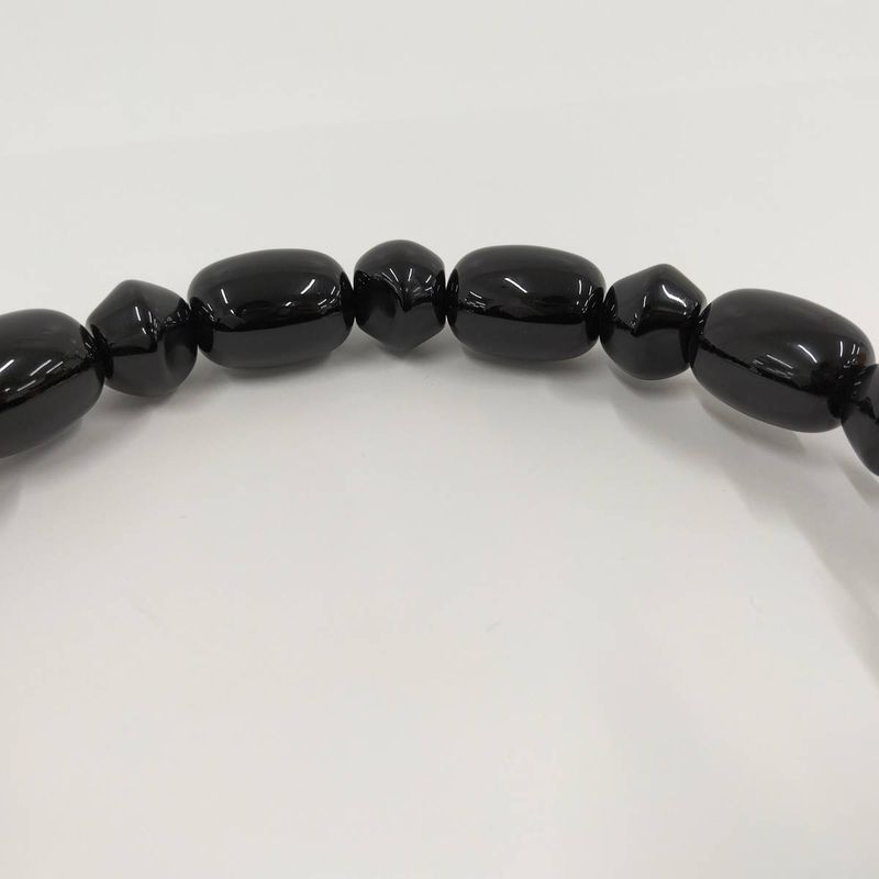 Christian Dior Maris Pearl Handbag Leather Black