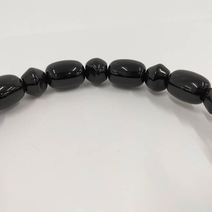 Christian Dior Maris Pearl Handbag Leather Black