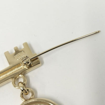 Chanel Brooch Heart Lock Plated