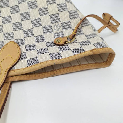 Louis Vuitton Tote Bag Neverfull MM Damier Azure N41361