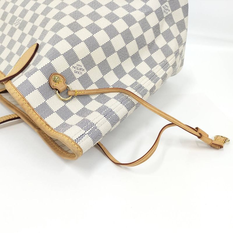 Louis Vuitton Tote Bag Neverfull MM Damier Azure N41361