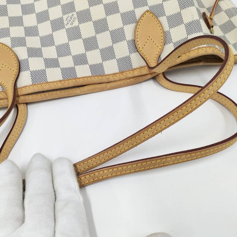 Louis Vuitton Tote Bag Neverfull MM Damier Azure N41361