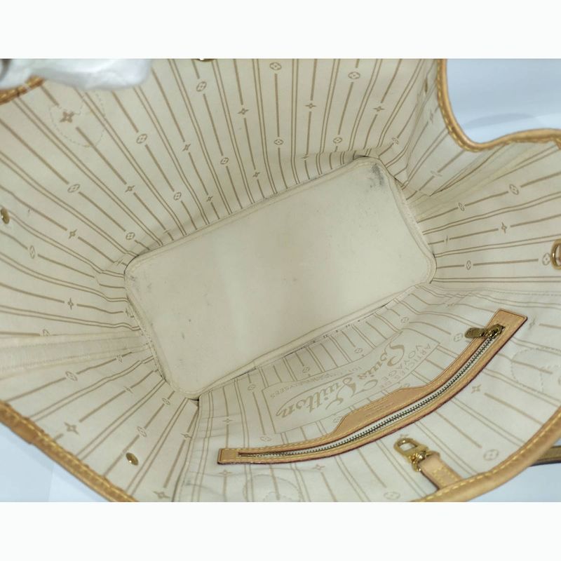 Louis Vuitton Tote Bag Neverfull MM Damier Azure N41361