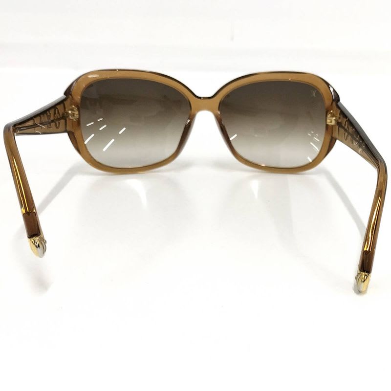 Louis Vuitton Sunglasses Logo Temple 5915 140 Cell Frame Brown Z0460
