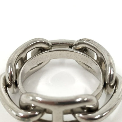 Hermes Chaine D'ancre Scarf Ring Plated Silver