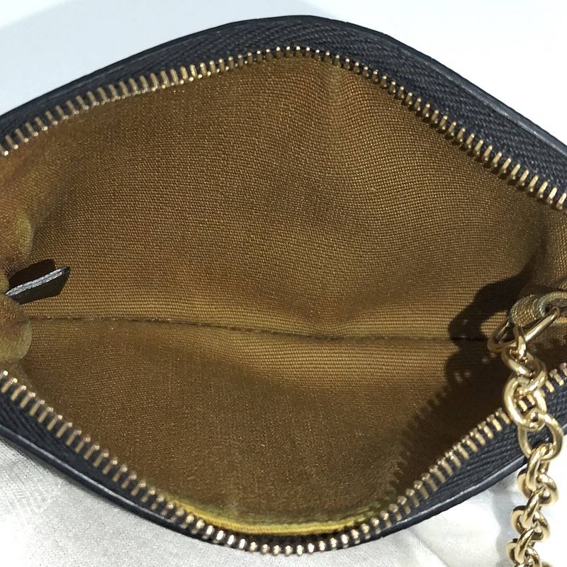 Celine Macadam Coin Case PVC Dark Brown