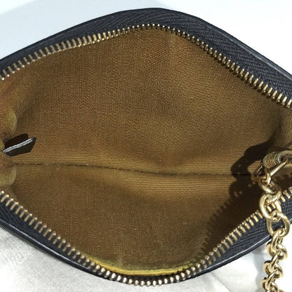 Celine Macadam Coin Case PVC Dark Brown