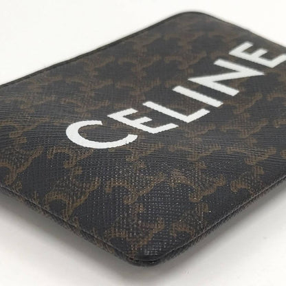 Celine Macadam Coin Case PVC Dark Brown