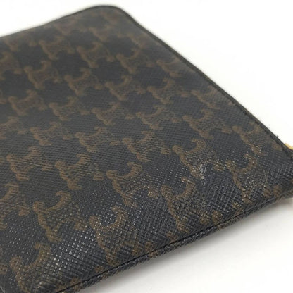 Celine Macadam Coin Case PVC Dark Brown