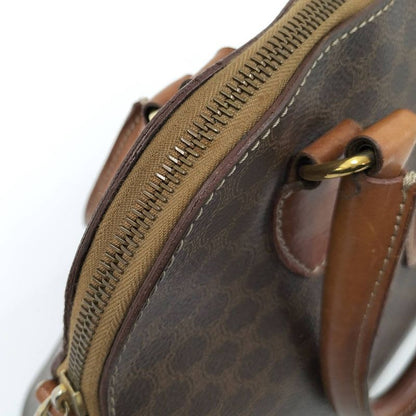 Celine Handbag Macadam Leather Brown