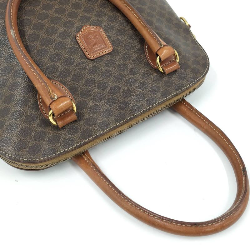 Celine Handbag Macadam Leather Brown
