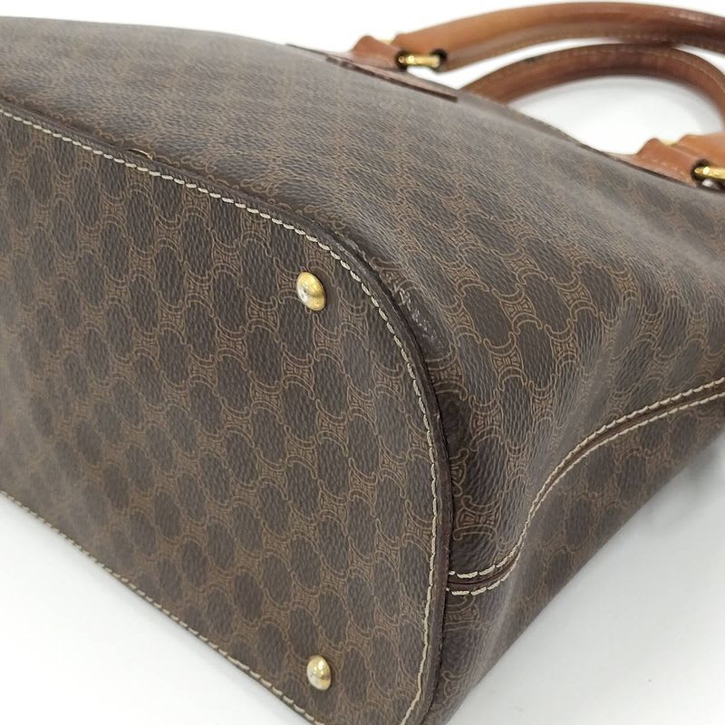 Celine Handbag Macadam Leather Brown