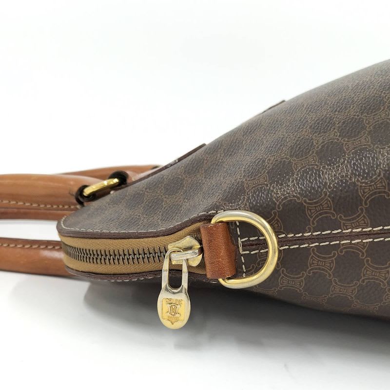 Celine Handbag Macadam Leather Brown