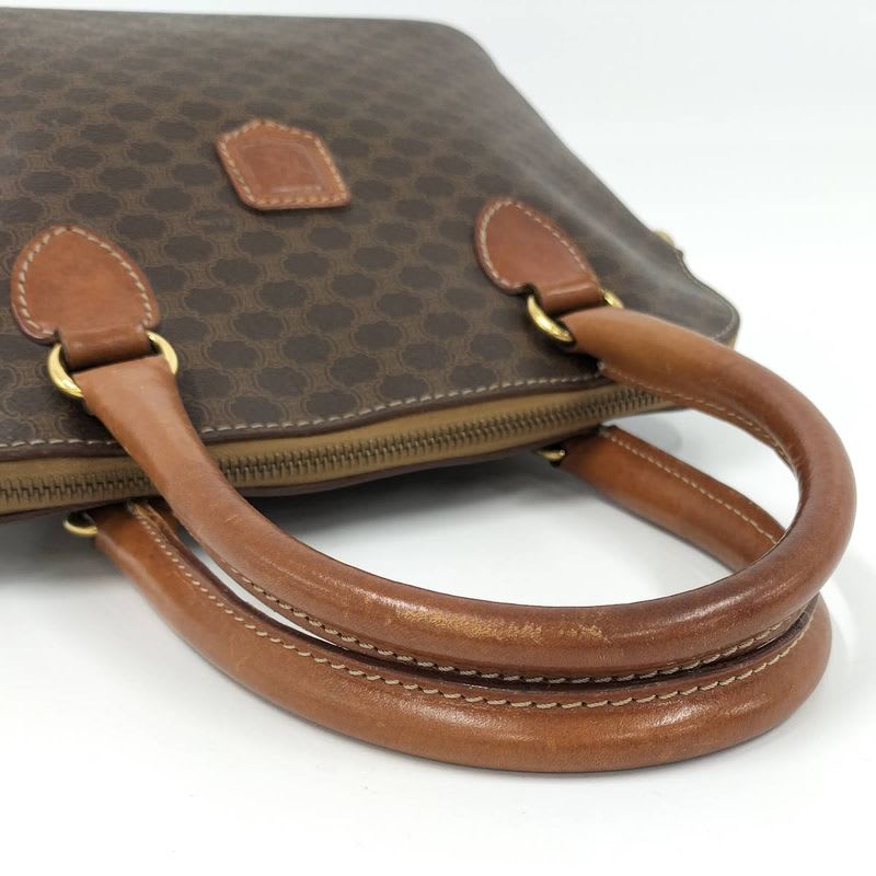 Celine Handbag Macadam Leather Brown