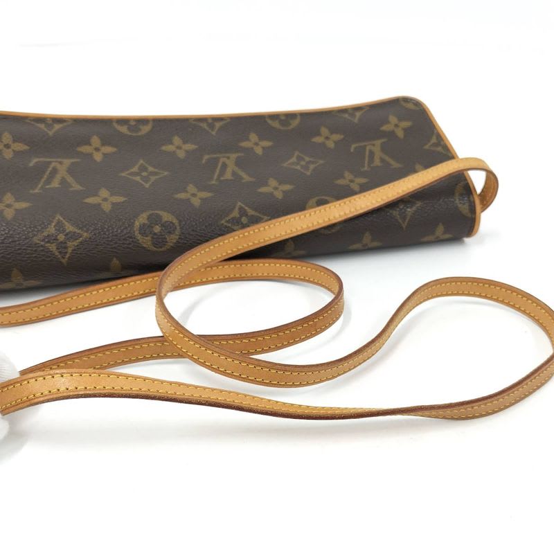 Louis Vuitton Pochette Twin GM Shoulder Bag Monogram Brown