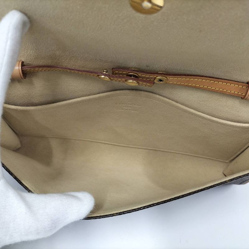 Louis Vuitton Pochette Twin GM Shoulder Bag Monogram Brown