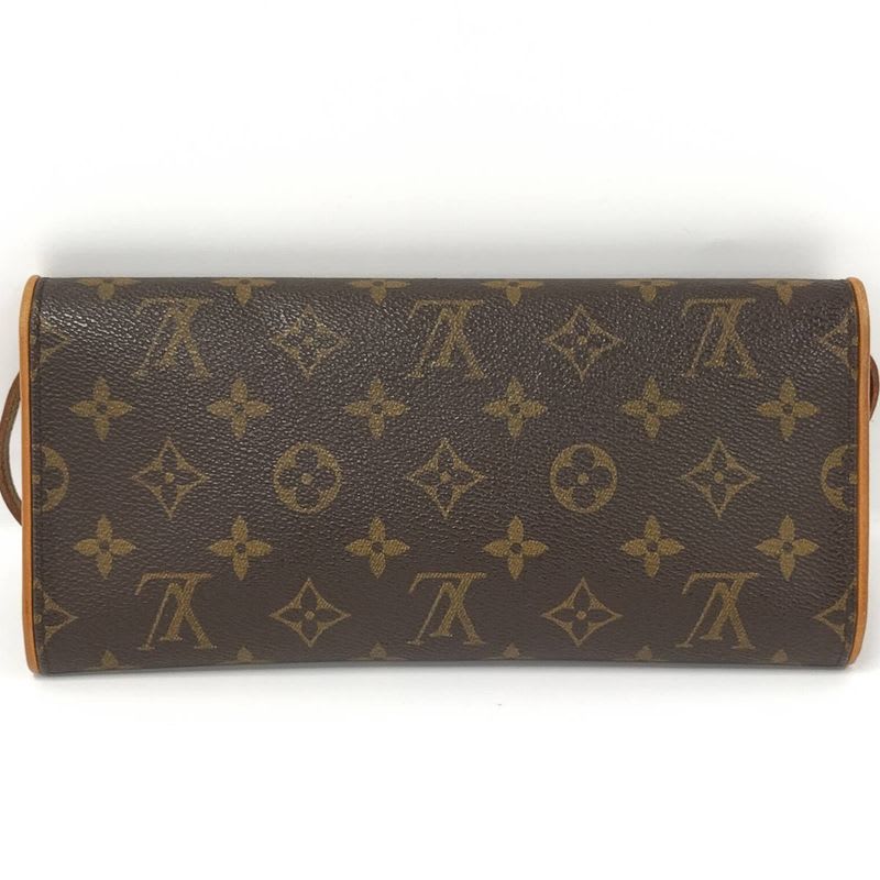 Louis Vuitton Pochette Twin GM Shoulder Bag Monogram Brown